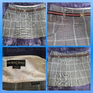 Guess plaid skirt